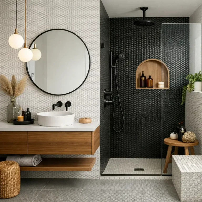 8 Stunning Penny Tile Bathroom Floor Ideas for a Chic Makeover
