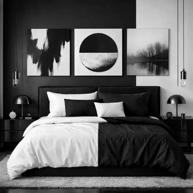 10 Stunning Black and White Bedroom Decor Ideas
