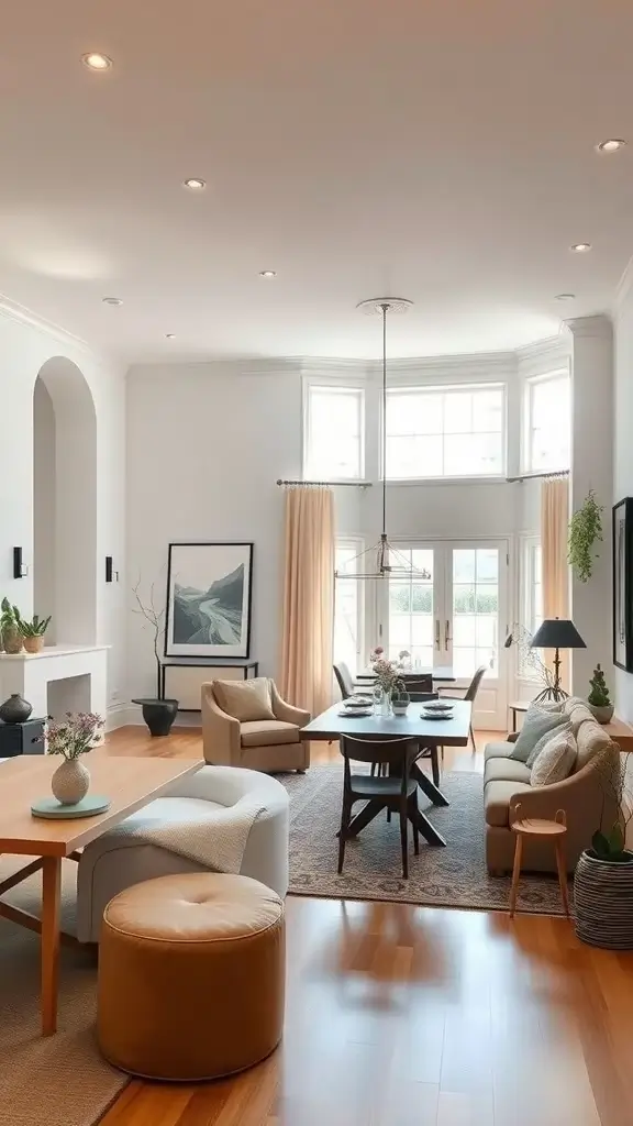 10 Stylish Ideas for Your Living and Dining Room Combo