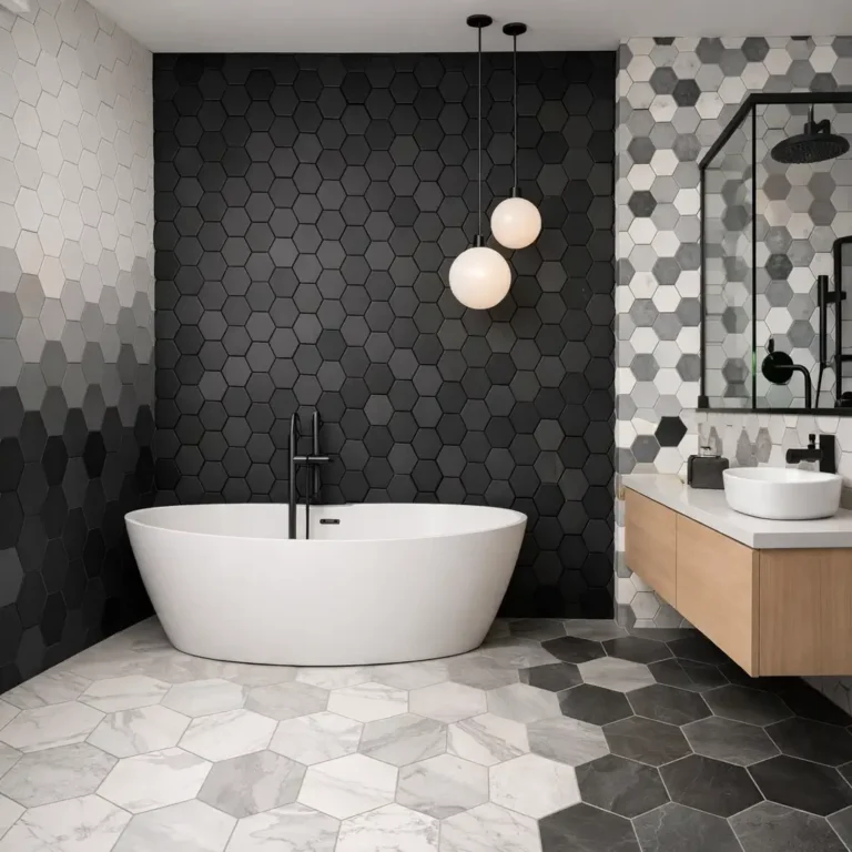 10 Stunning Hexagon Tile Bathroom Ideas to Transform Your Space